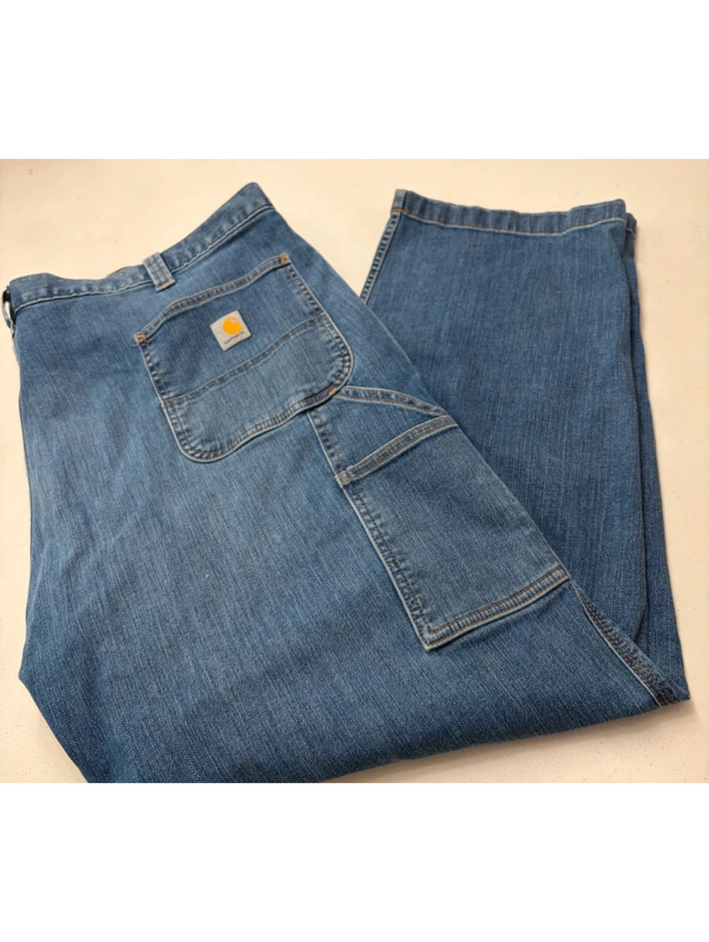Men’s Carhartt Rugged Flex Relaxed Fit Utility Jeans Men’s Size 48x30